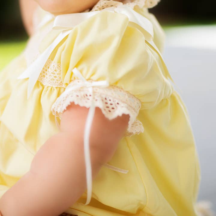 Posh Pickle - Wholesale Bodysuit (Non-Footed) - Baby - Bristol Yellow Heirloom Bubble3