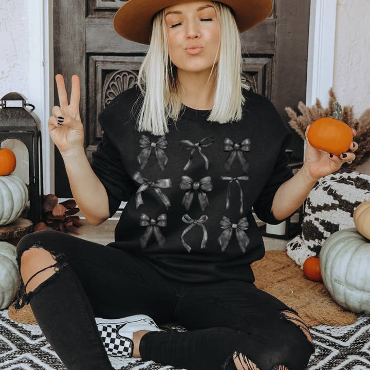 Black Bows Girly for wholesale by XO, Hannah