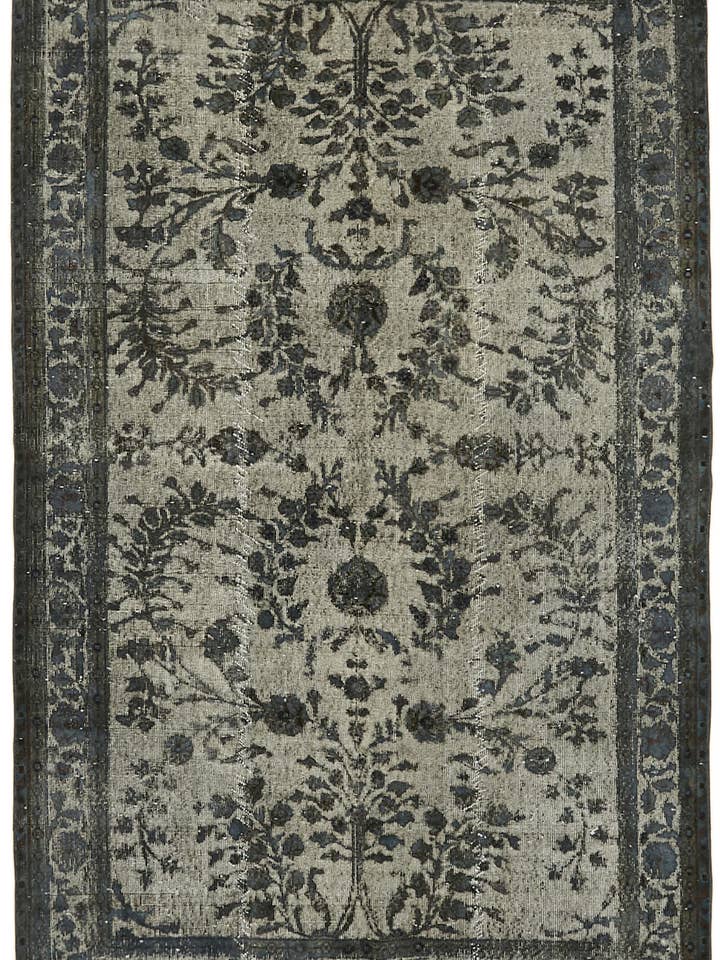 6x9 Grauer Überfärbter Teppich - 42624 für den Großhandel von RUG N CARPET