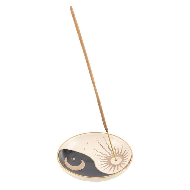 Something Different Wholesale - Wholesale Incense Holder - Yin Yang Ceramic Incense Stick Holder Plate