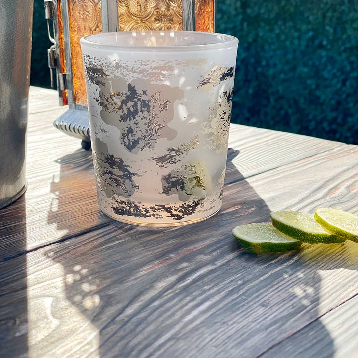 Scents and Feel - Vendita all'ingrosso Bicchiere/tazza - Set di 6 bicchieri marocchini satinato trasparente Tahra Silve1