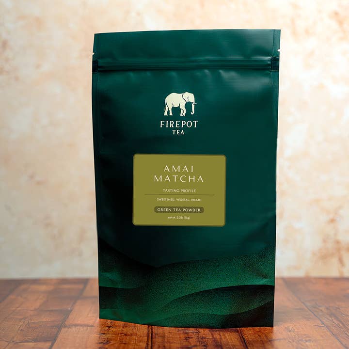 Firepot Tea - Wholesale Health/Detox Tea - Amai Matcha Tea, 2.2lb Bag