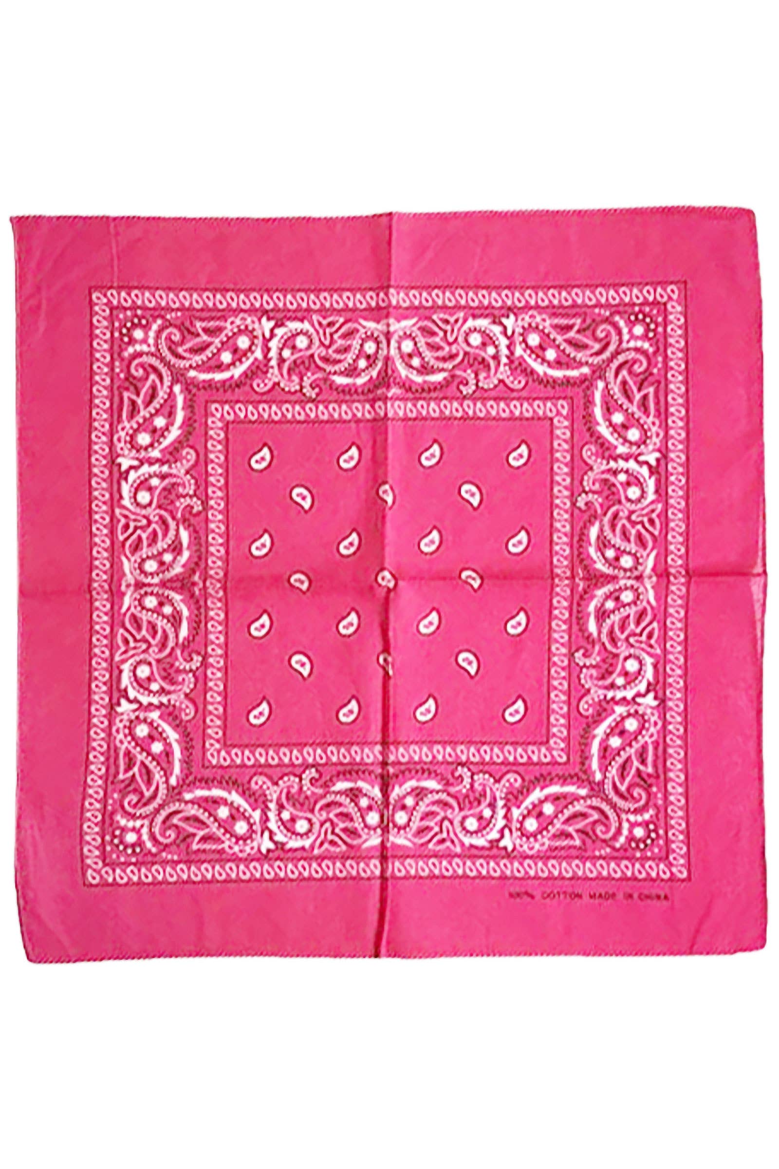 Cap Zone – Engroshandel Bandana - Dame – Klassisk firkantet bandana i bomuld med paisleyprint11