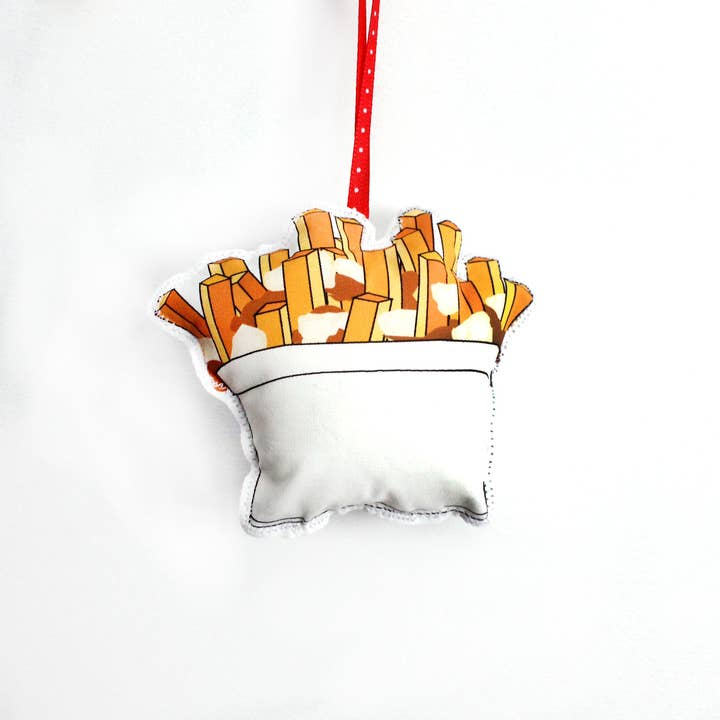 Poutine Ornament for wholesale by Creationzbycatherine Catherine