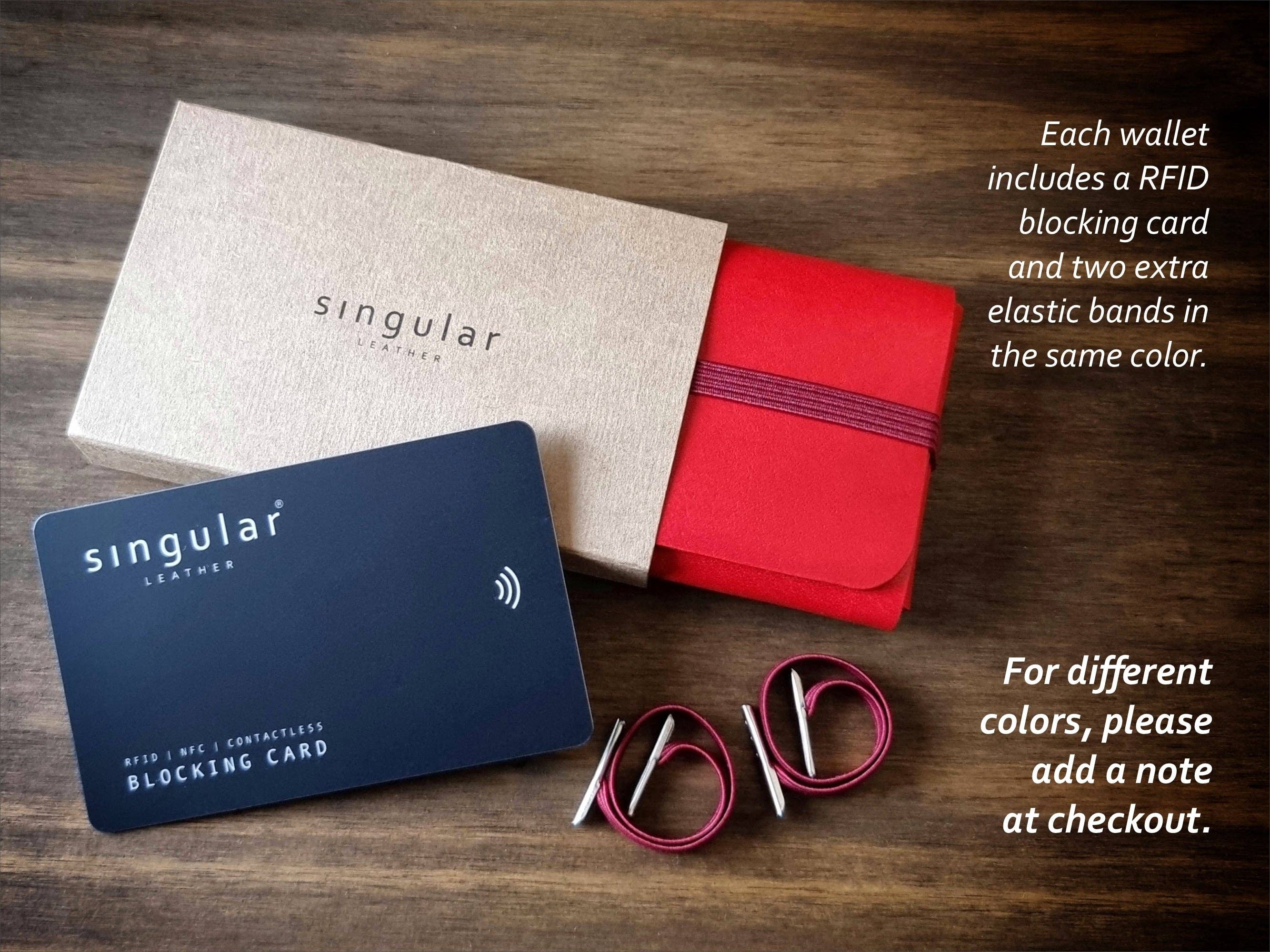 Singular Leather – wholesale Plånbok - Unisex – Venetian Red Läderplånbok - Minimalistisk och Anpassningsbar3