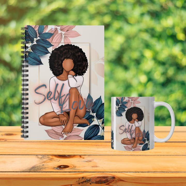 Self Love(WT) Journal and Mug Set for wholesale by R & C Designs