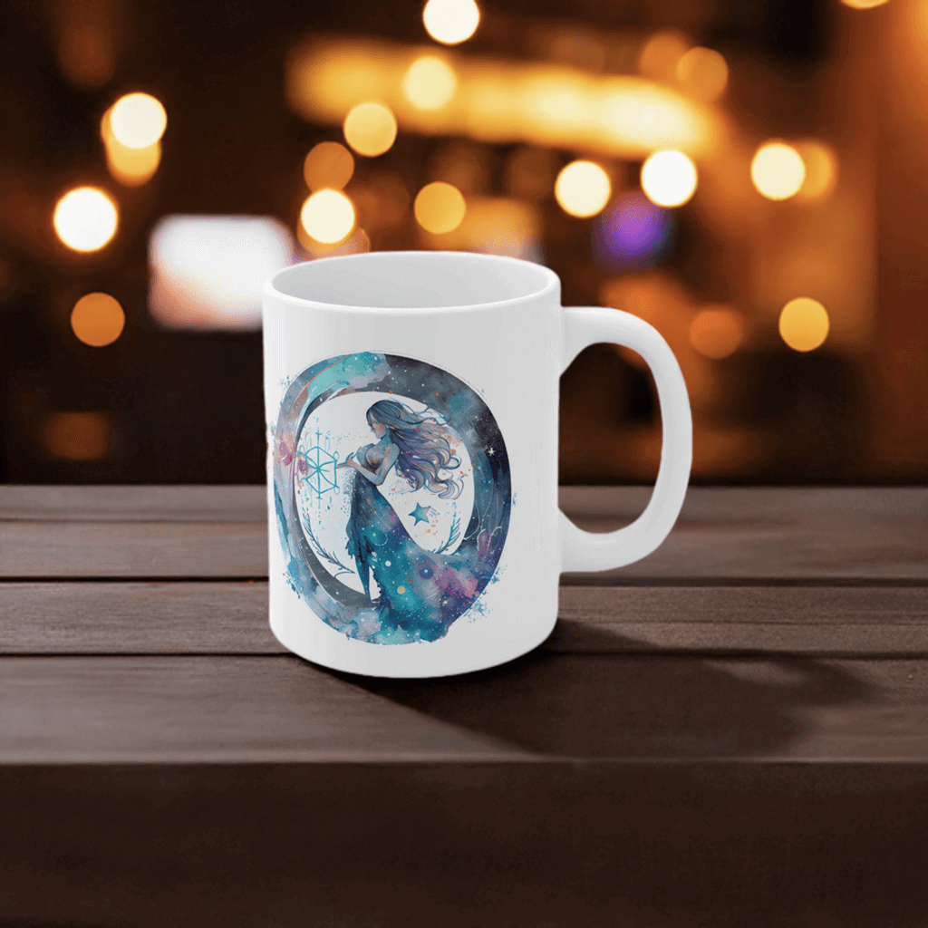 Celestia Libra Creative – wholesale Coffee mug – Aquarius Zodiac Sign Coffee Mug - Astrology-Themed Ceramic Cup for Birthdays & Gifts3