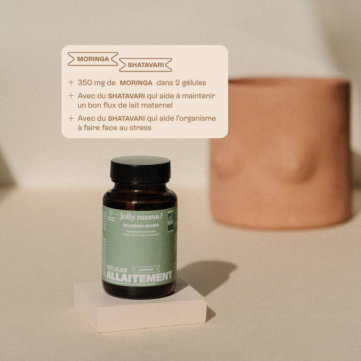 JOLLY MAMA - Wholesale Pre-Natal Supplement - Maternity - Moringa capsules to support lactation - Moringa Mama1