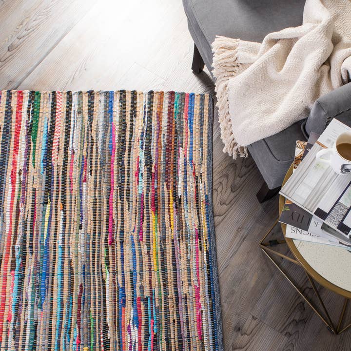 Welcome Home Unbeatable Deals - Wholesale Area Rug - Multicolor Rag Rug 2x3ft6