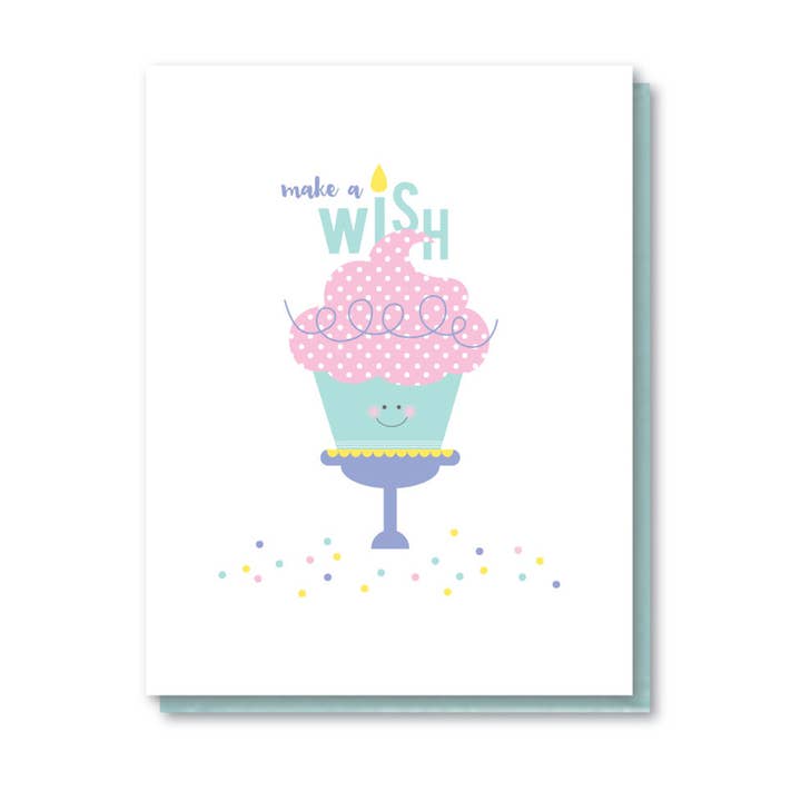 Cupcake Birthday Card for wholesale by doodle bird design