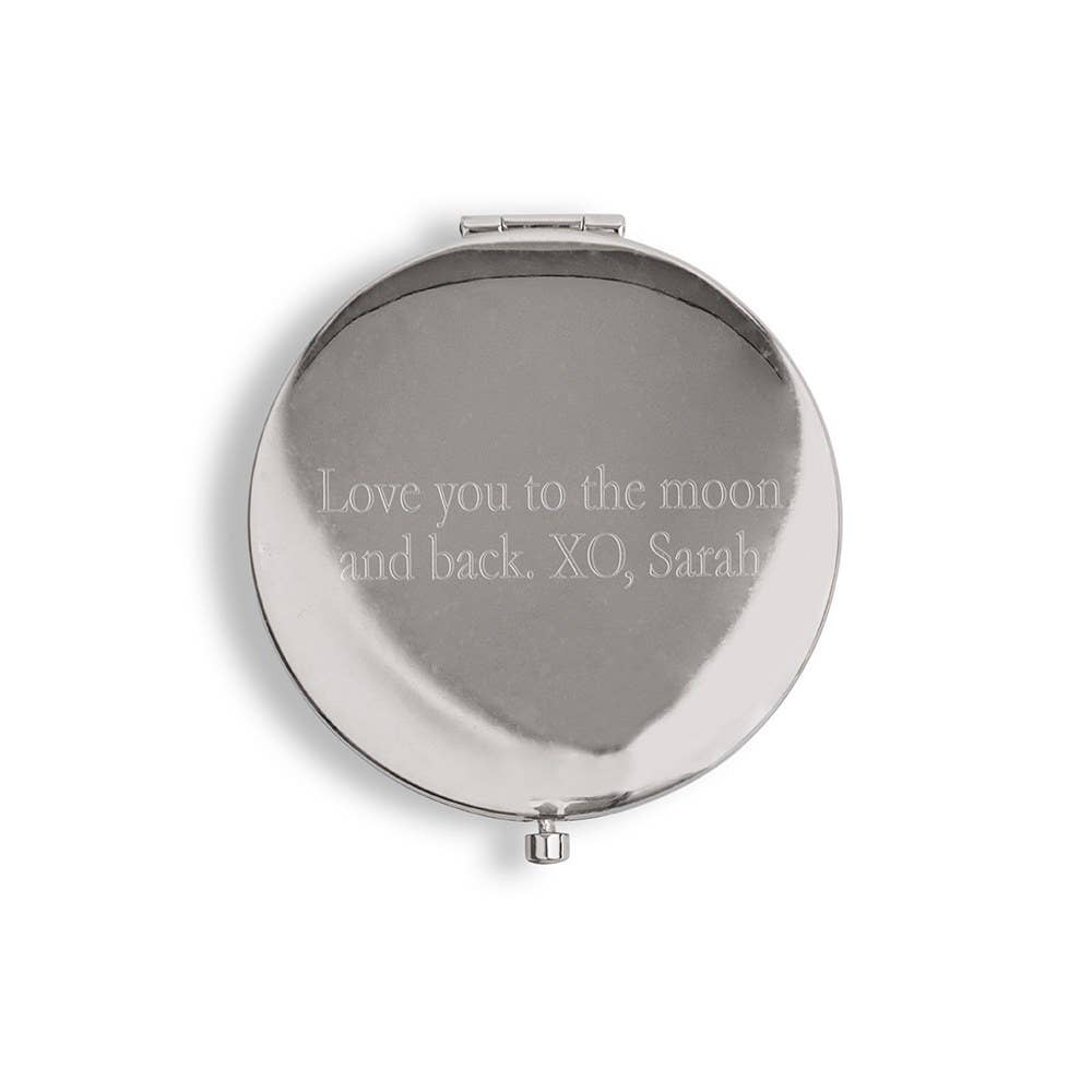 Weddingstar Inc. - Wholesale Compact Mirror - Silver Rainbow Glitter Compact Mirror1