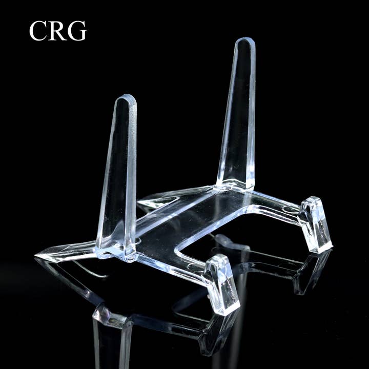 Cantidad: 1 soporte pequeño para losas de plástico, 2.5 x 2 pulgadas para venta al por mayor de Crystal River Gems LLC