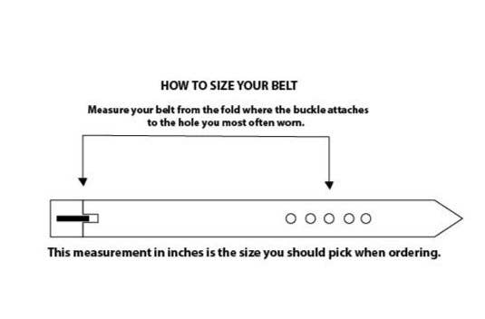 Jack Foster Leather - Wholesale Riem - Heren - Handgemaakte leren riem | Horween Chromexcel | Bruin4