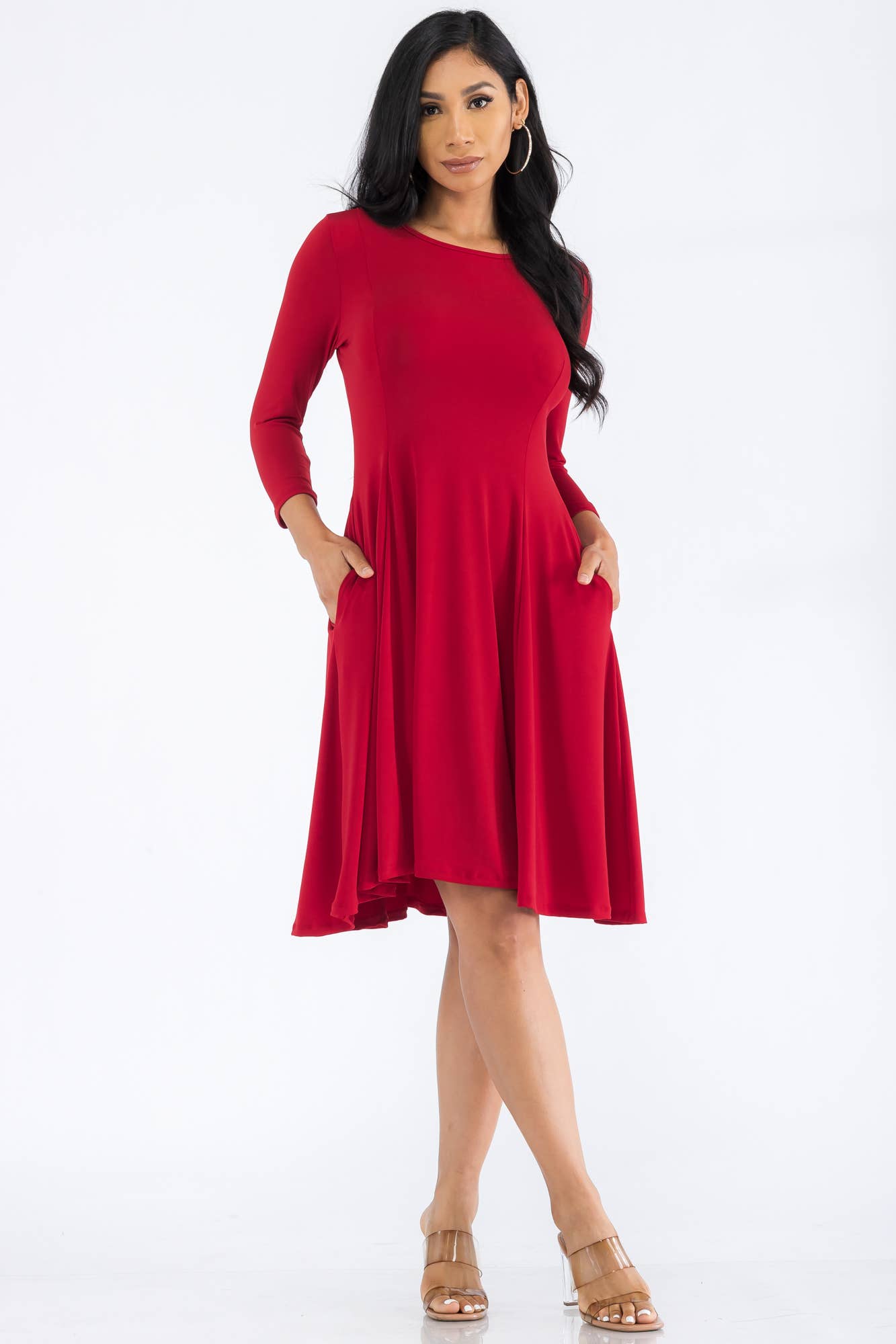 H&H Fashion Inc. – Großhandel Kleid – Damen – HH711X-SL - Langärmliges Tunikakleid20