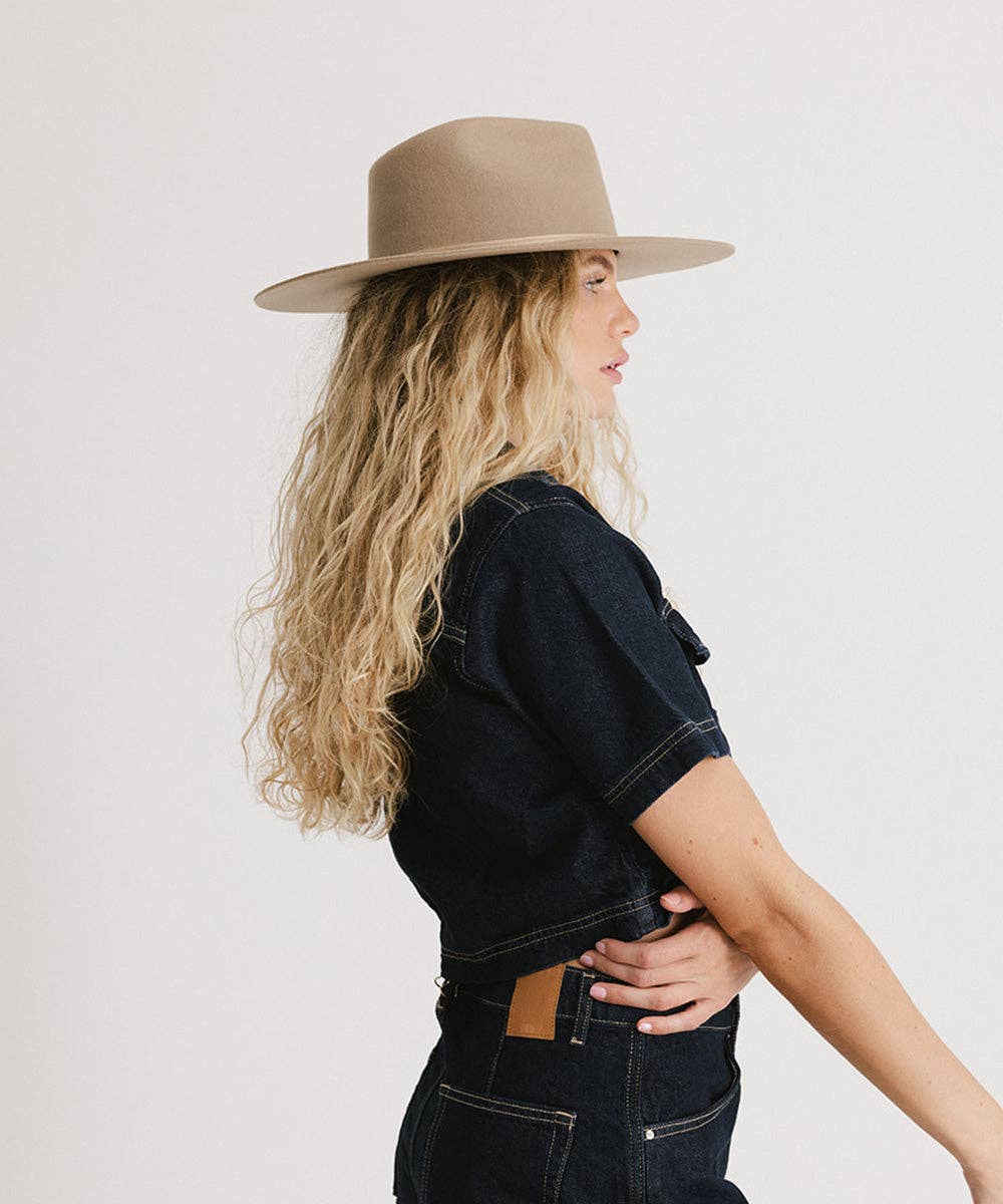 Gigi Pip – Fedora - Mulher por atacado – Emery Teardrop Fedora18