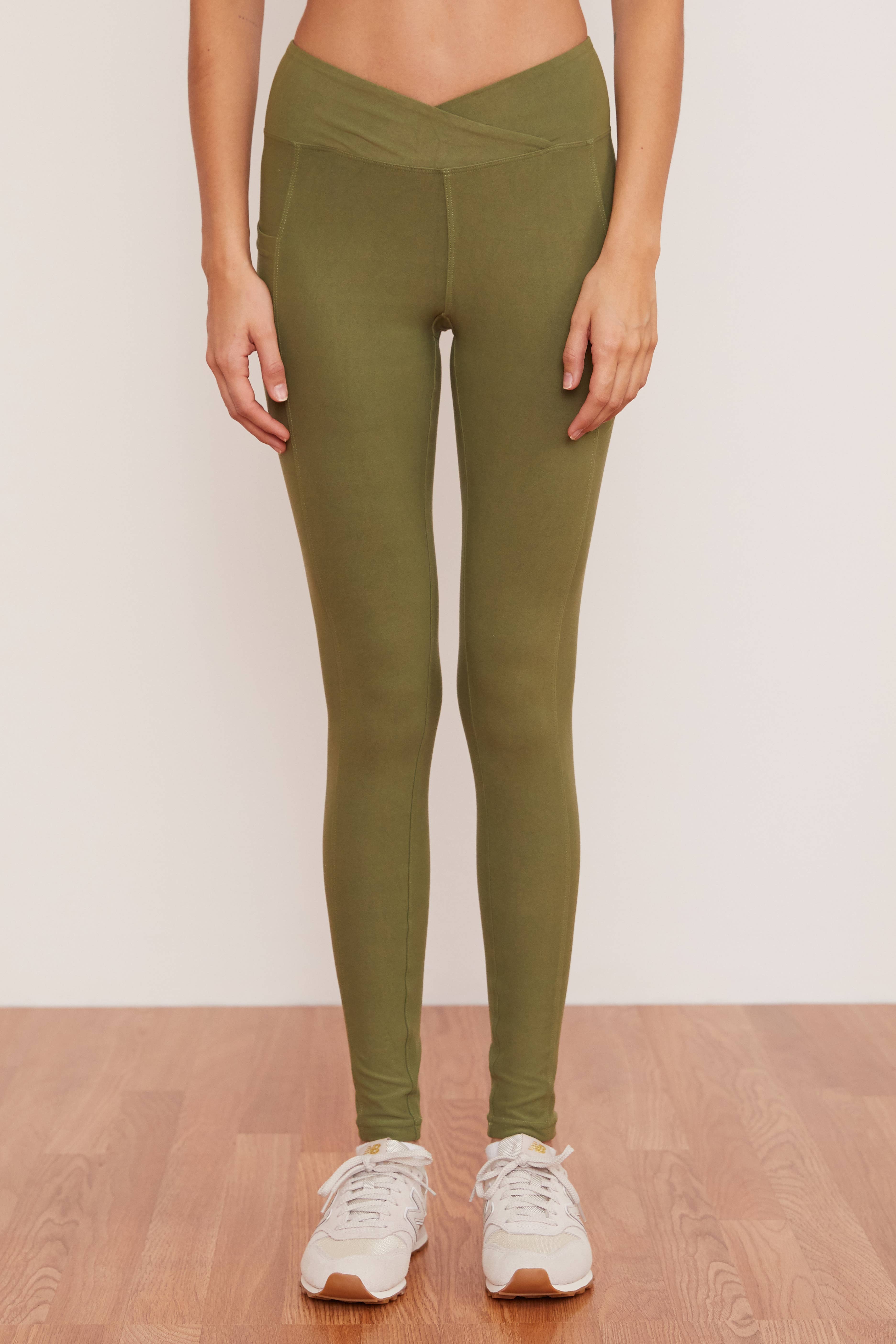 Eucalyptus Crossover Pocket Legging for wholesale on Faire3