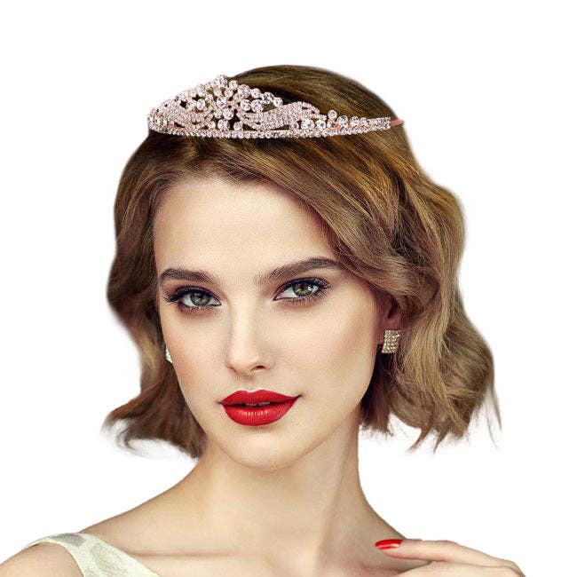 Madeline Love – Großhandel Tiara – Damen – Glaskristall Pageant Königin Tiara2