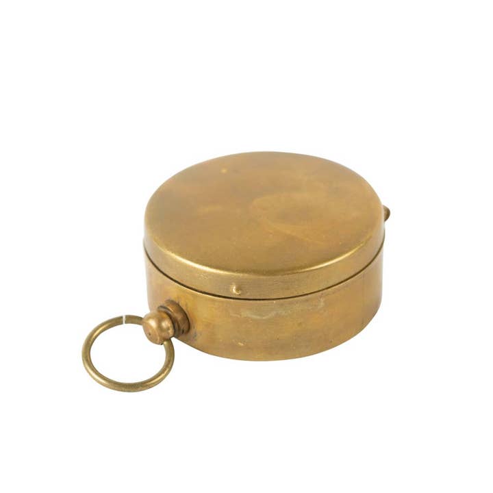 Ten Thousand Villages - Wholesale Navigational Compass - Brass Pocket Compass
