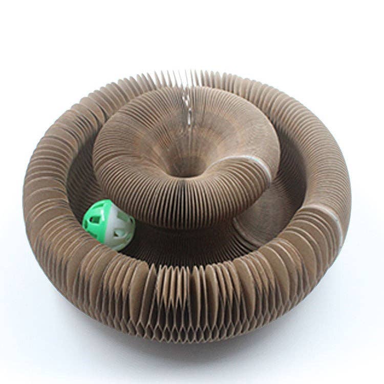 VIGOR – wholesale Kattkliare - Katt – Vikbar kattklösbräda med magiskt orgelspår och boll från VIGOR10