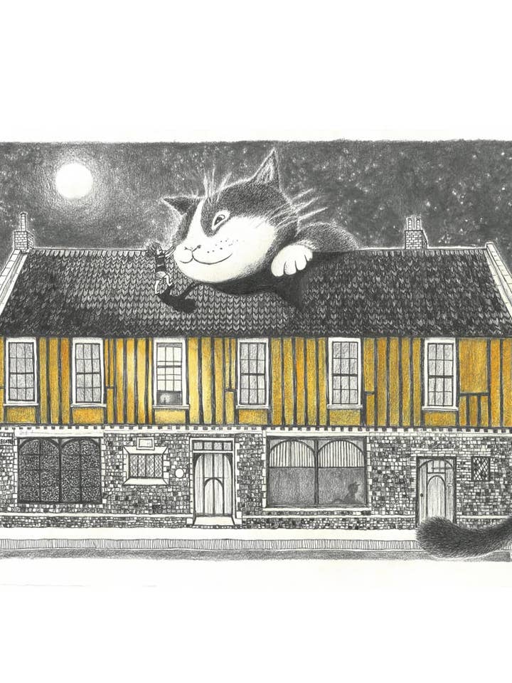 Happy birthday cat card - Friendship. for wholesale by CherieChenArts