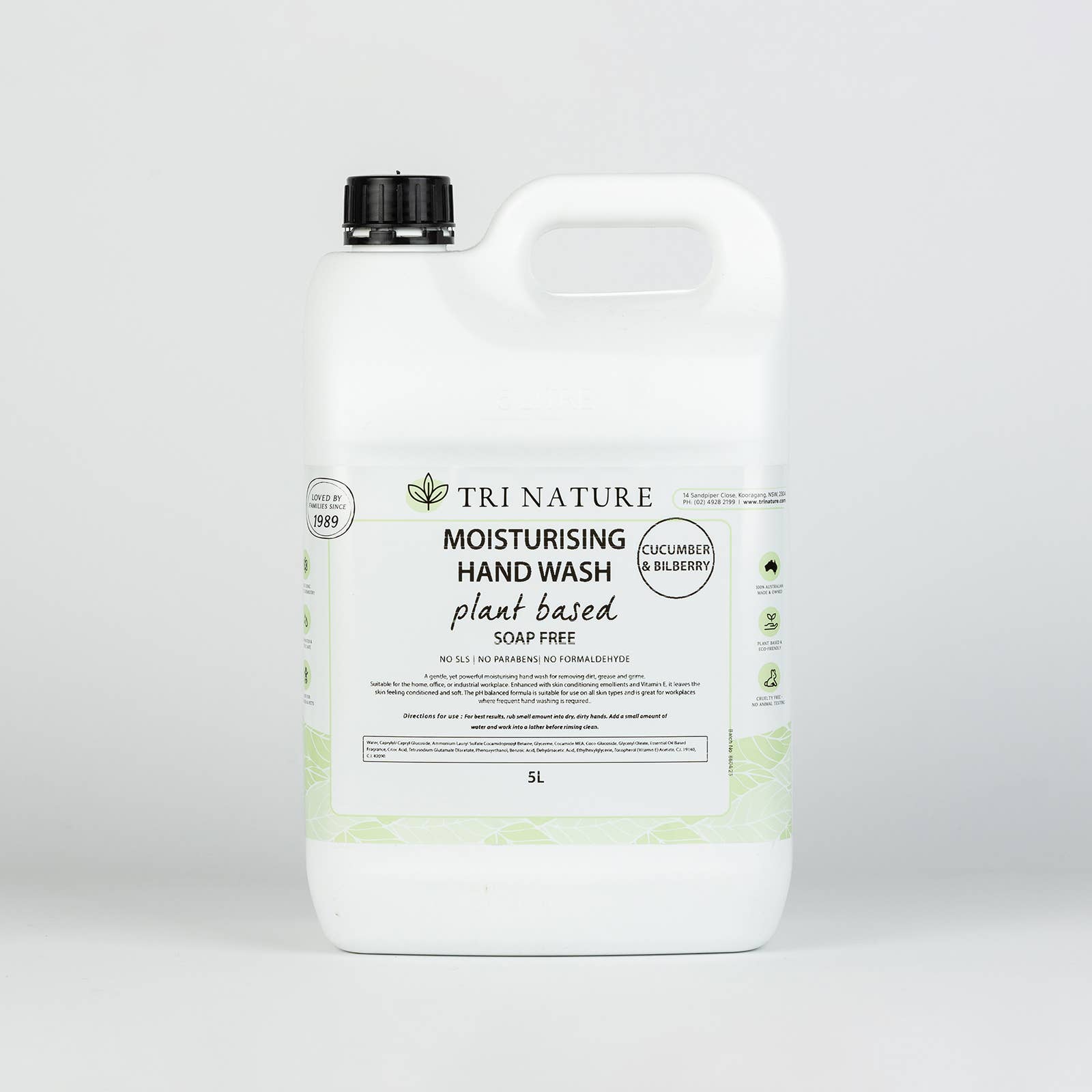 Tri Nature - Wholesale Hand soap/wash - 5L Hand Wash Refill Bulk