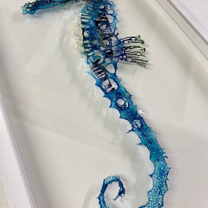 Dreya Glass - Wholesale Picture Frame - Framed Fused Glass Seahorse Large2