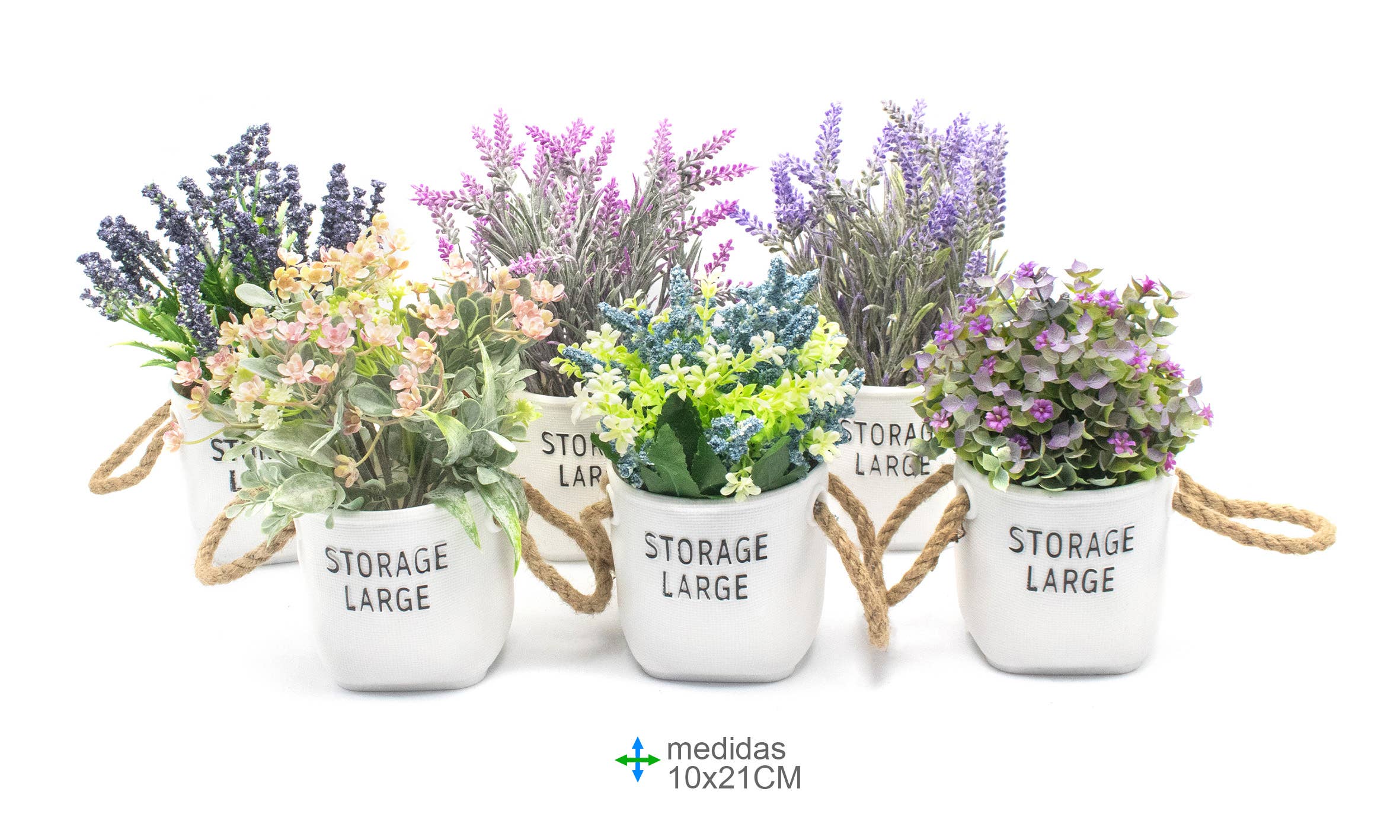 Esoterica Arte - Venta al por mayor Plantas artificiales - Plantas Artificiales 10x21cm (6Unid)0