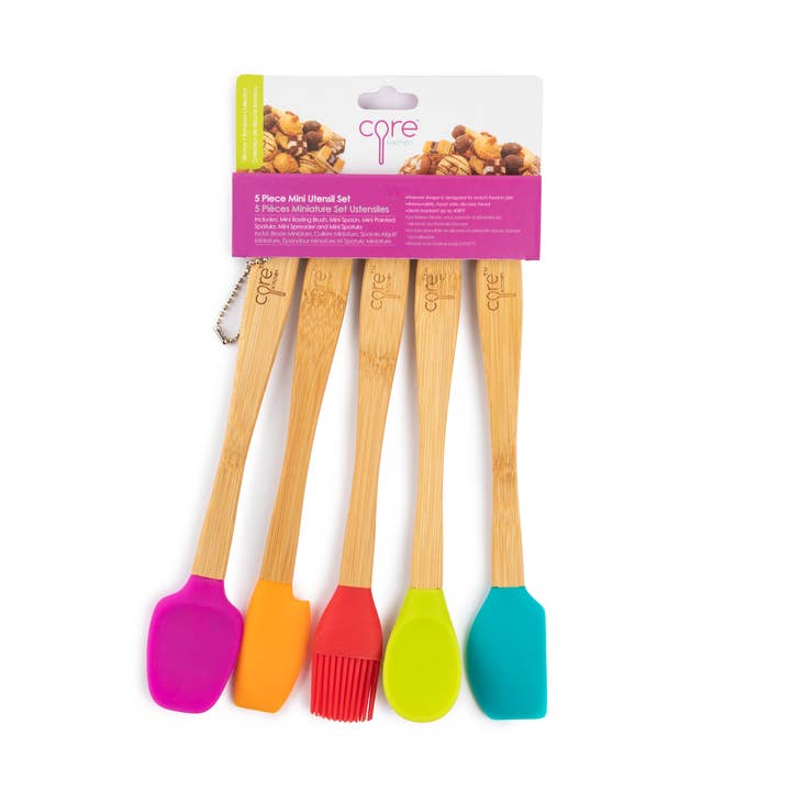 Core Home - Wholesale Kitchen Utensil Set - CORE KITCHEN 5pc Mini Utensil Set - Crete