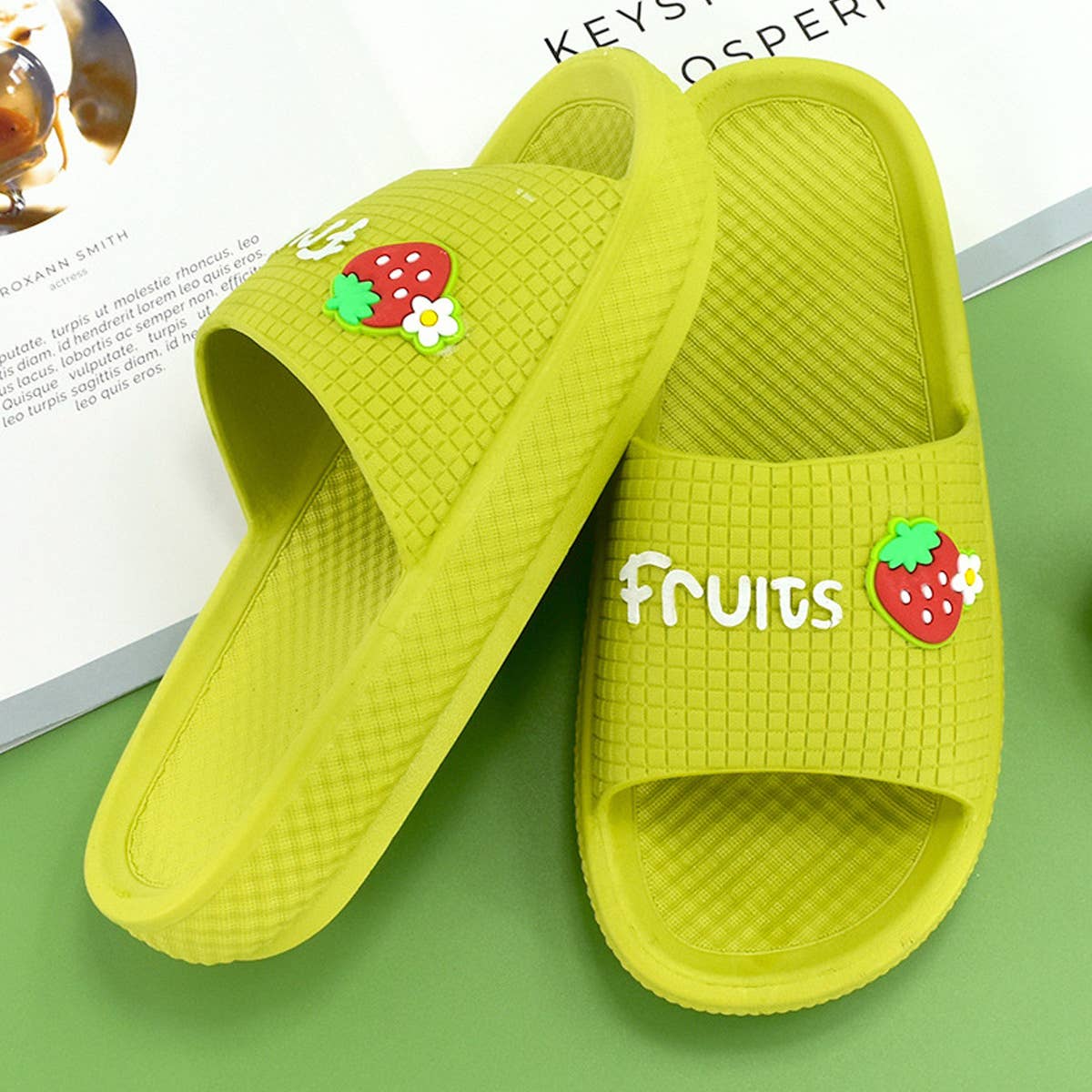 Suzie Q USA - Wholesale Slippers - Women's - Fruits Summer Daily Home and Outdoor Slippers3