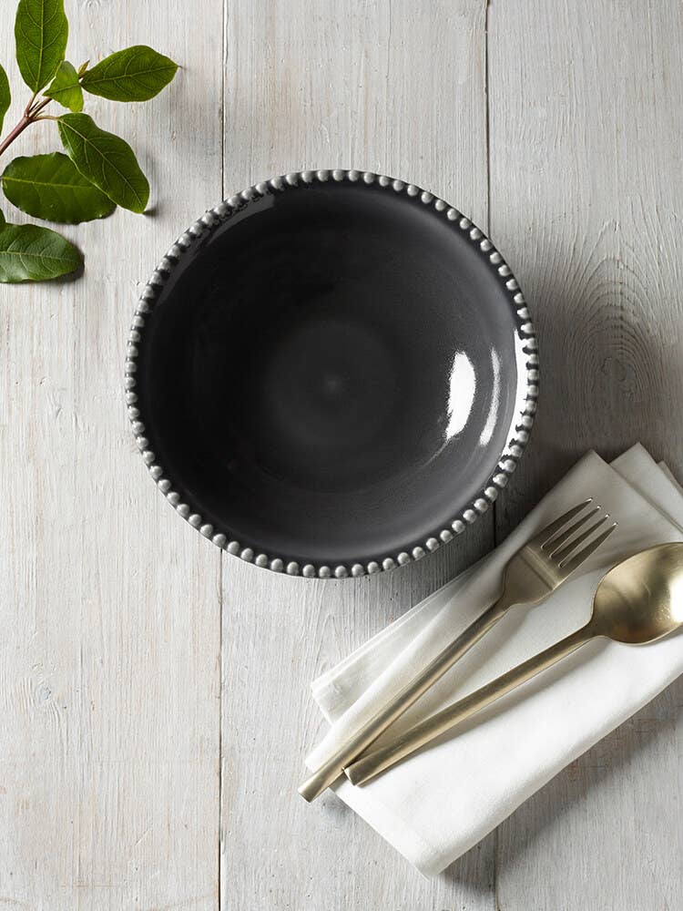 Pure Table Top Ltd – wholesale Bowl – Bobble Pasta Bowl Grey3