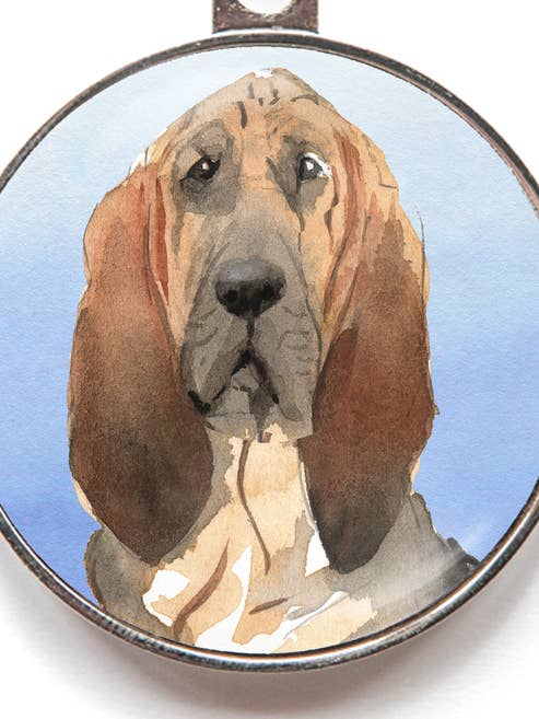 Bloodhound Smart Dog Tag for wholesale by WagATudeTags