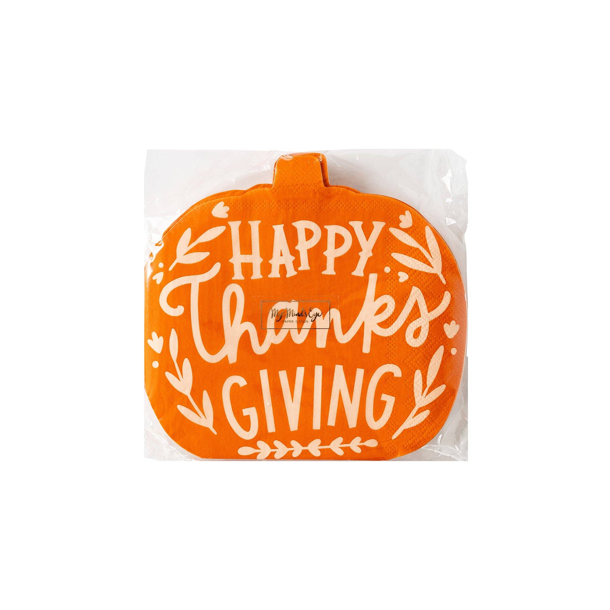 My Mind’s Eye - Wholesale Disposable Napkin - THP1136 - Happy Thanksgiving Pumpkin Napkin1