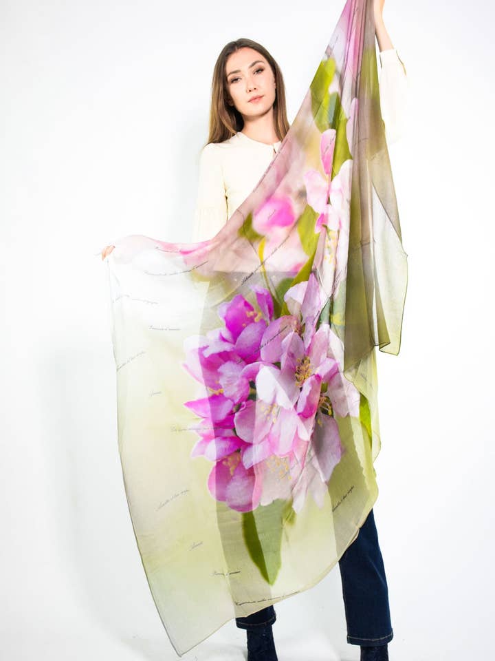 FOULARD G. CRAB APPLE per la vendita all'ingrosso da parte di BB FLOWER