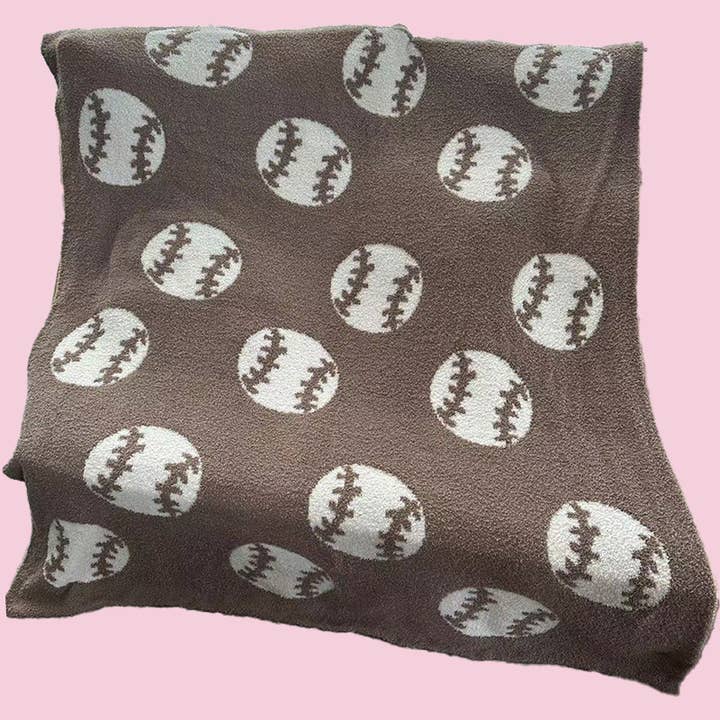 APHISON - Wholesale Throw Blanket - Baseball Half Fleece Blanket4