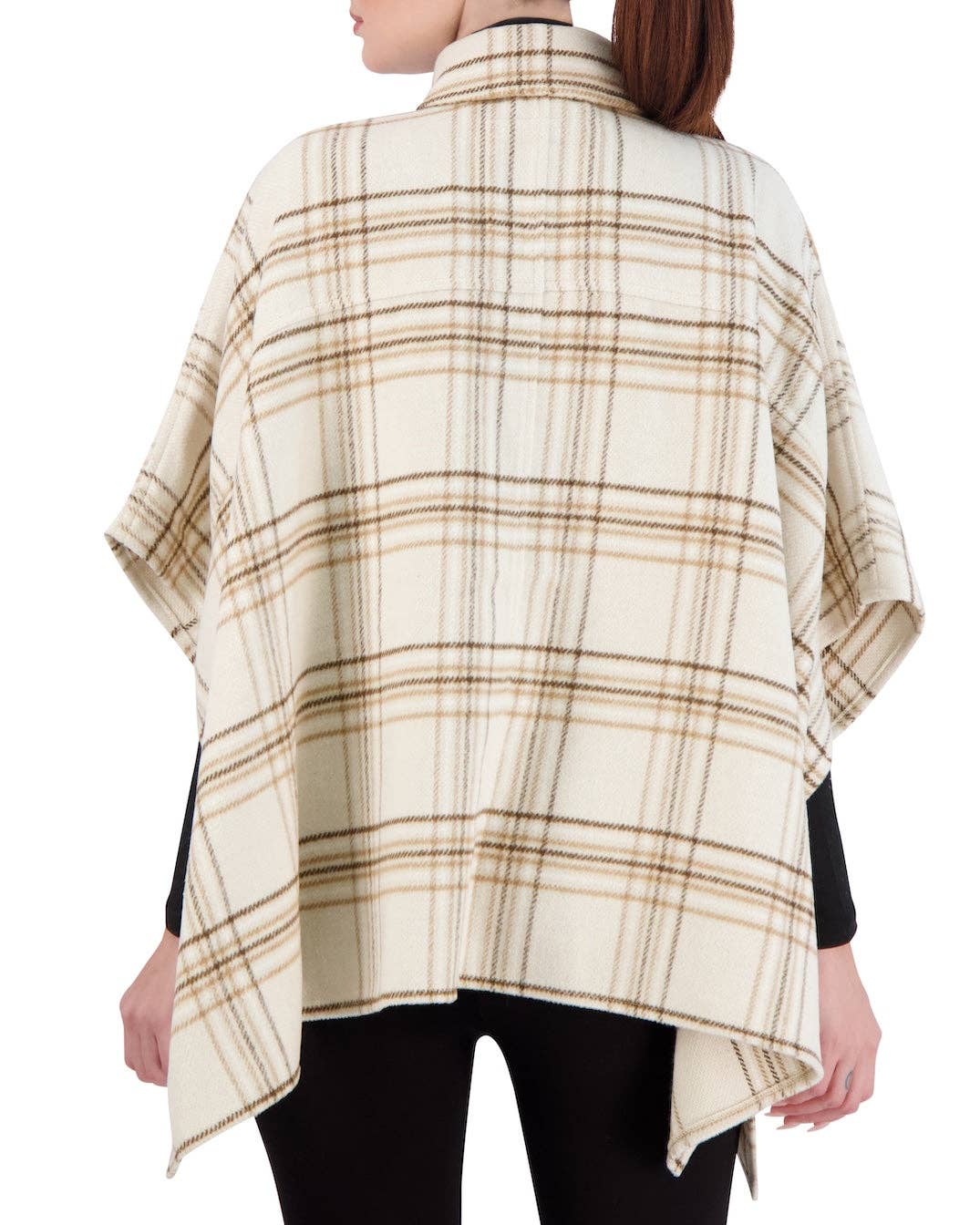 Ookie & Lala / O&L - Wholesale Cape - Women's - Vegan Cashmere Plaid Cape15