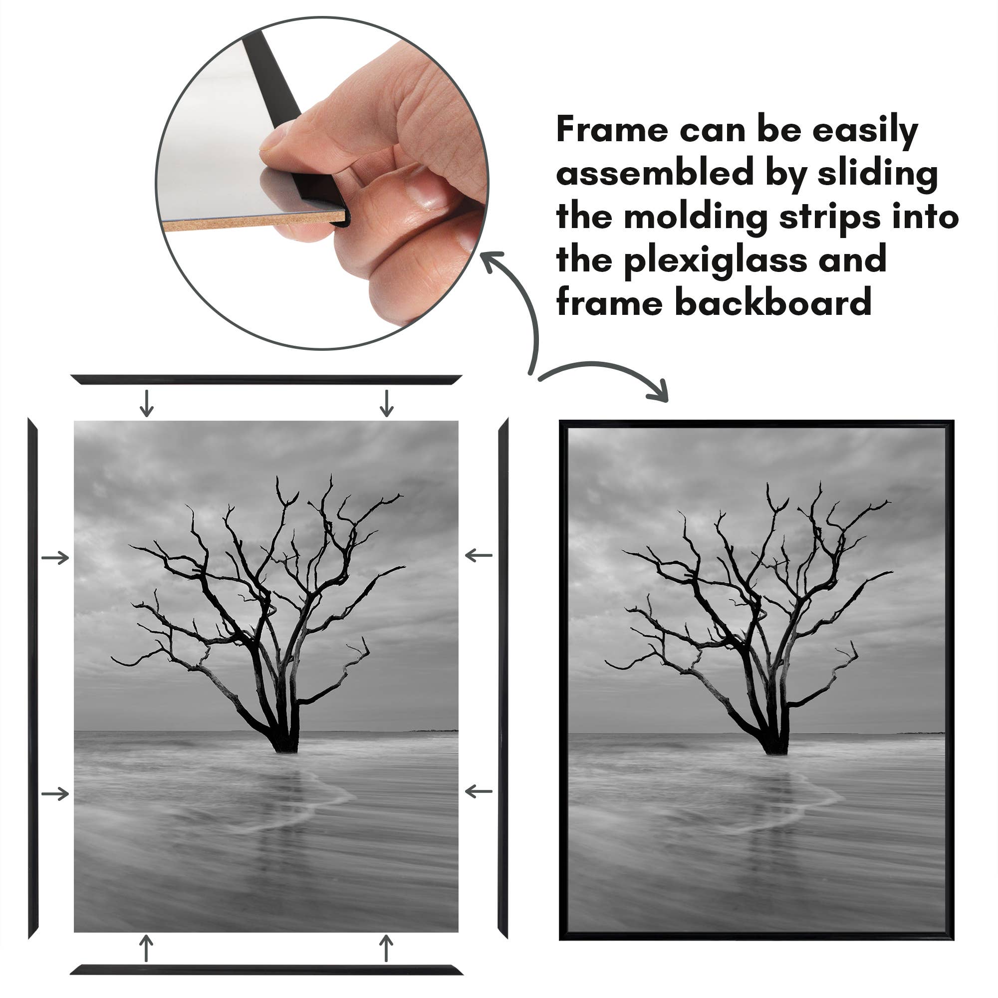 Americanflat - Wholesale Picture Frame - 3 Pack Lightweight Poster Frames33