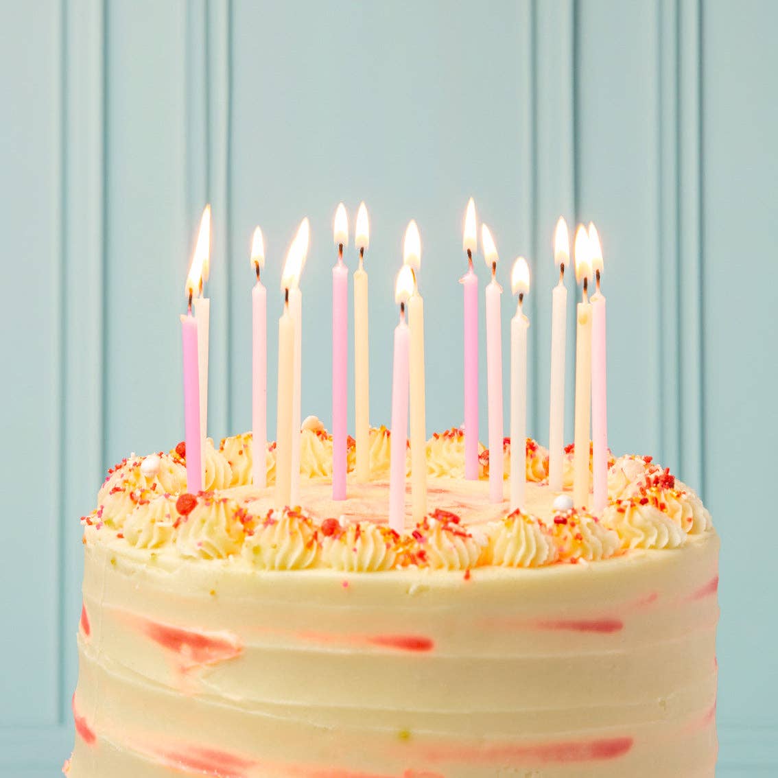 Talking Tables USA - Wholesale Cake Candle - Tall Pastel Birthday Candles - 16 Pack | Cake Candles |2