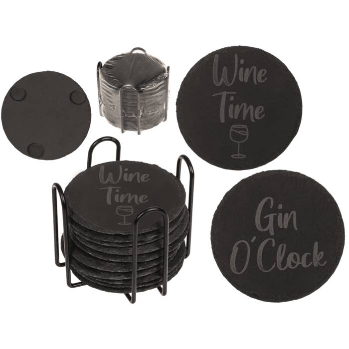 Out of the blue KG - Wholesale Coasters - Slate coaster, with laser printing, - 220258#