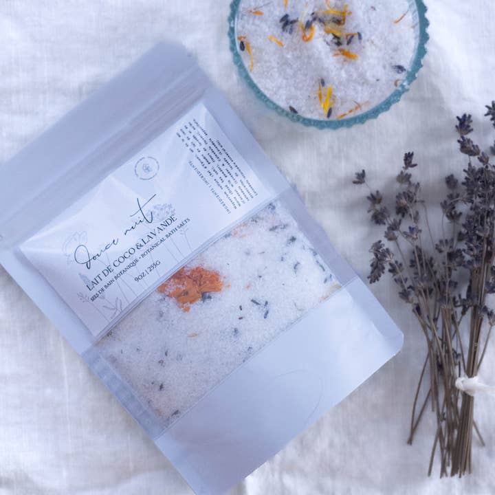 Bath salts | Coconut milk & lavender for wholesale by Staygroundedco