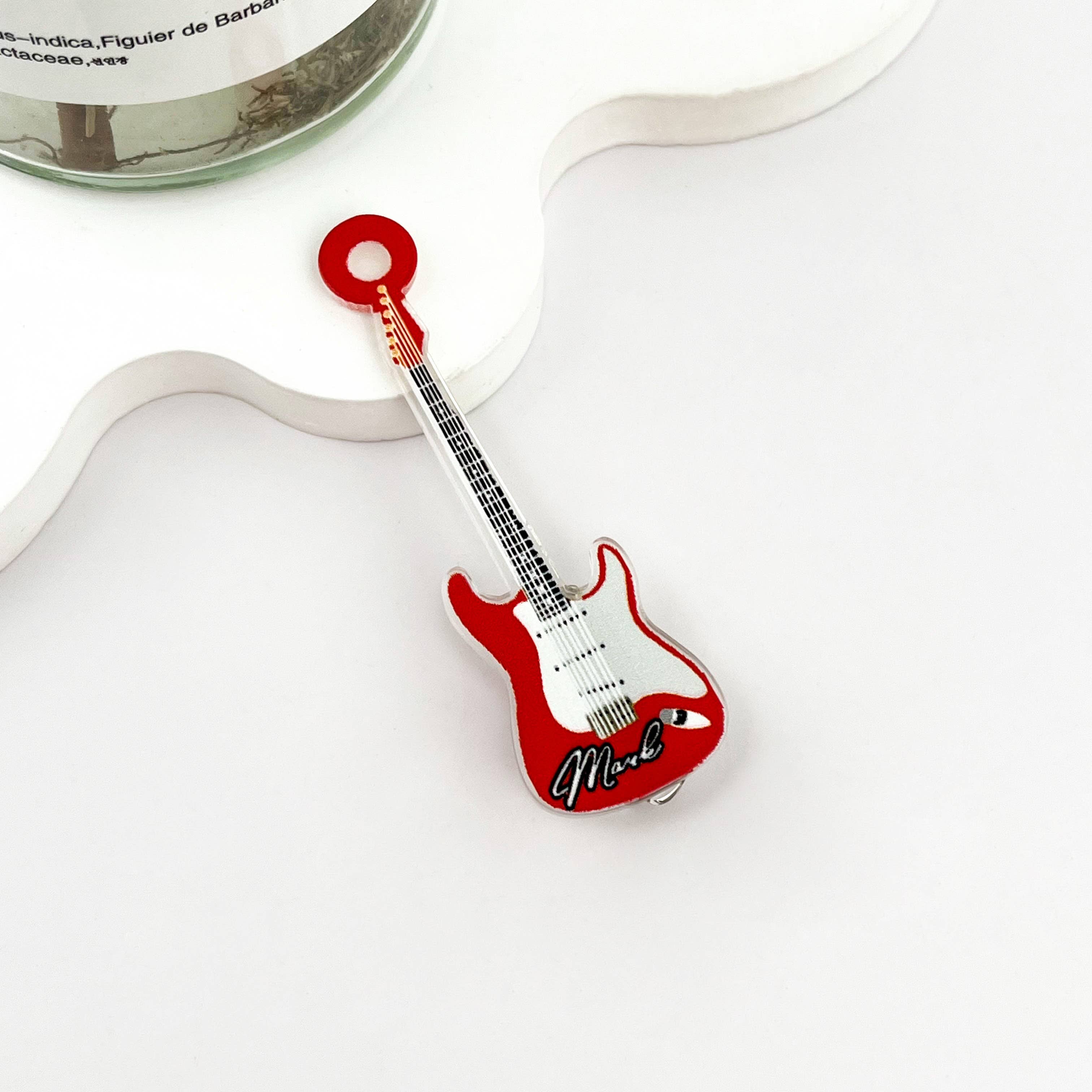 mildstyles - Wholesale Hair clip – Women’s - Acrylic Cool Guitar Charm Duckbill Hair Claw Clip 🎸🎶6