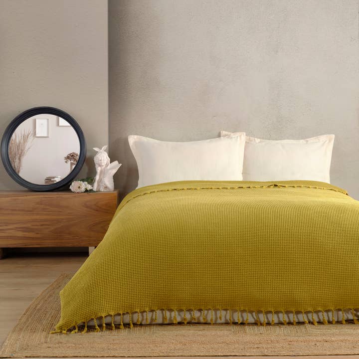 KAFTHAN – Engroshandel Sengetæppe – Vaffelplaid / Sengetæppe | Ferie- og julebutiksgave5