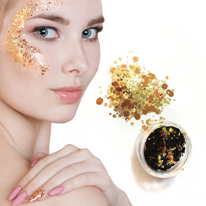 My Wholesale Warehouse - Wholesale Body Glitter/Shimmer - Chunky Unicorn Mermaid Glitter 2g