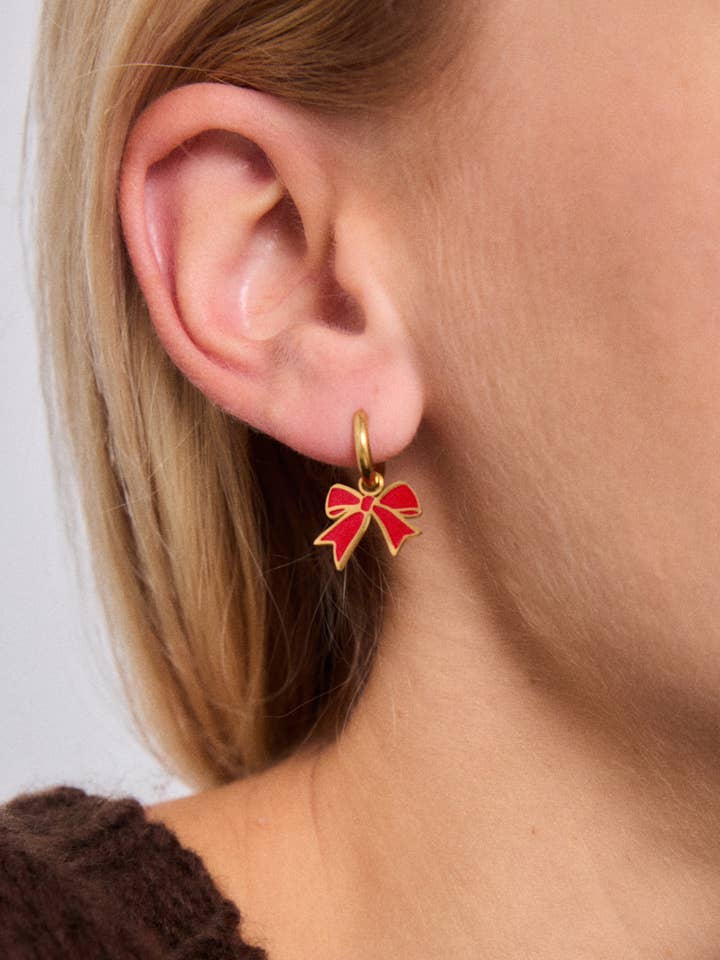 Stainless steel earrings 124RX222 for wholesale by BYREN | ÉLINE L'ATELIER