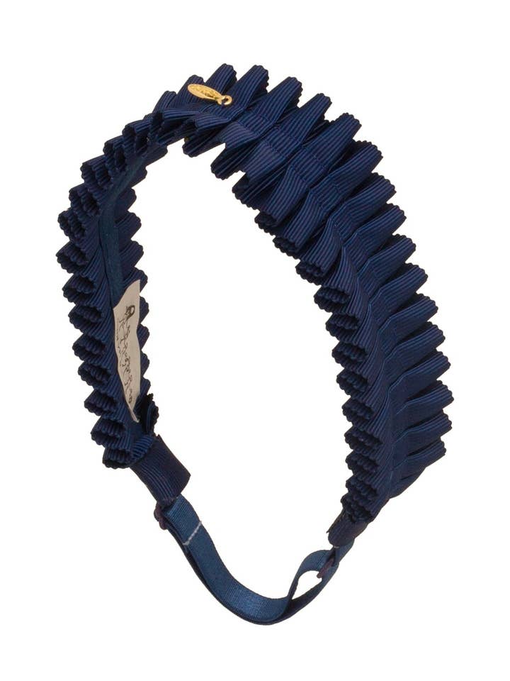 Cache-paume plissé - Bleu marine pour la vente par Project 6 NY Kids