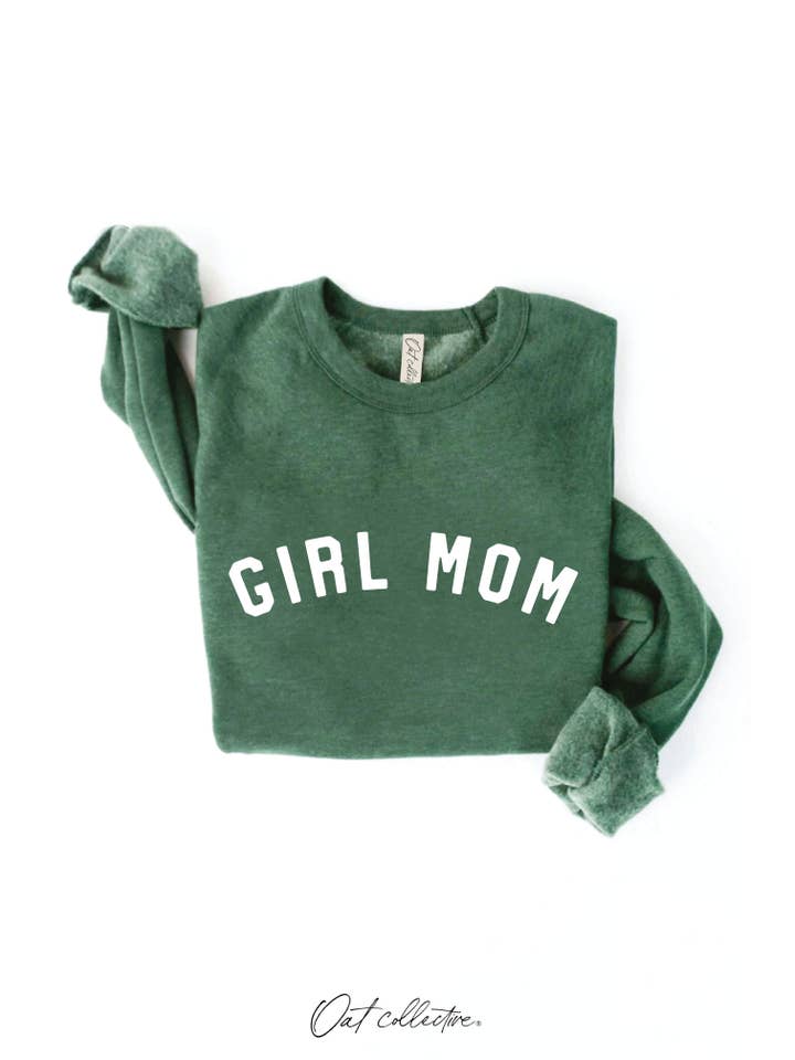 OAT COLLECTIVE - Wholesale Graphic Sweatshirt - Women's - GIRL MOM Graphic Sweatshirt