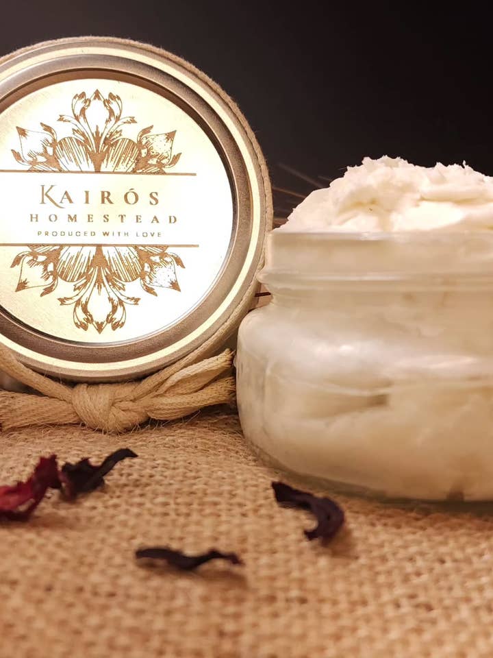 Vanilla Bean & Coconut Body Butter for wholesale by Kairós Homestead