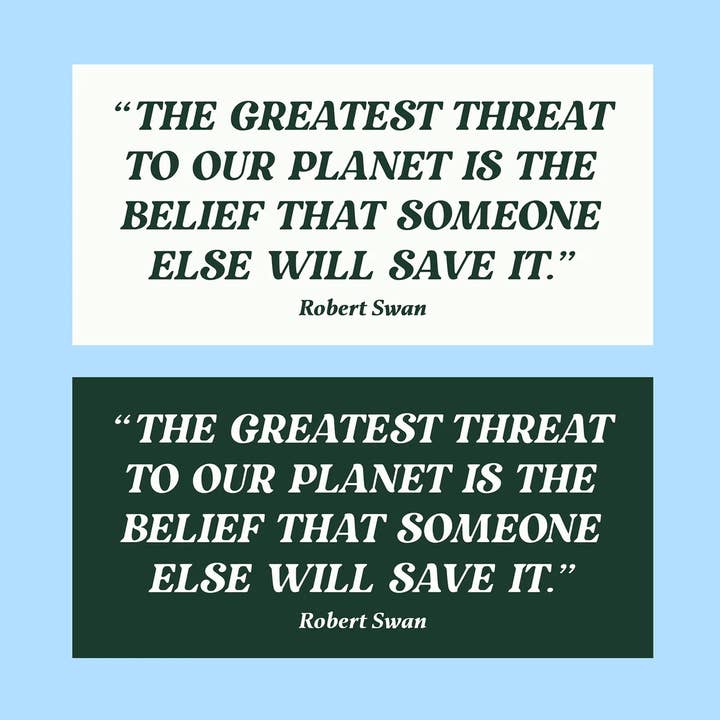 ”Det största hotet” klistermärke för wholesale av Societal Stickers