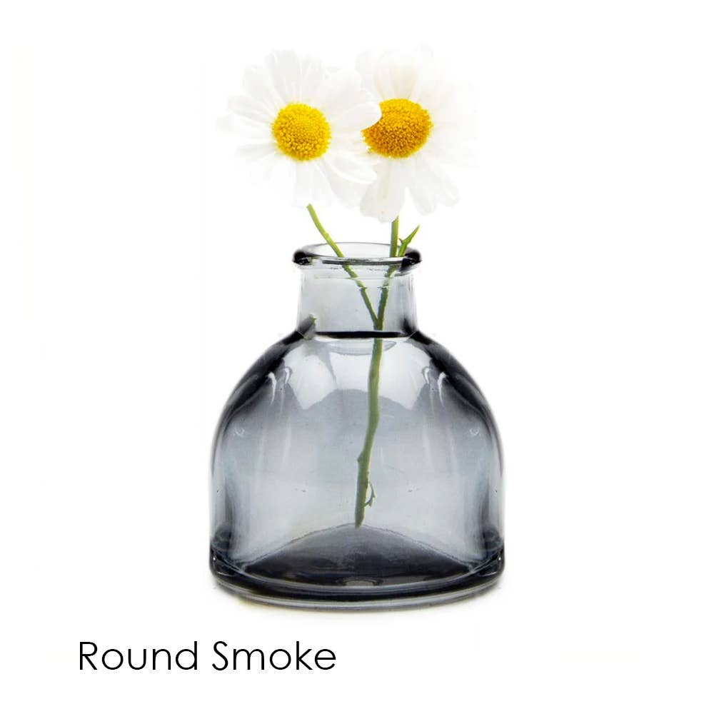 Chive - Wholesale Vase - Loft  Colorful Transparent Bud Vase Set Oval, Round, Square16