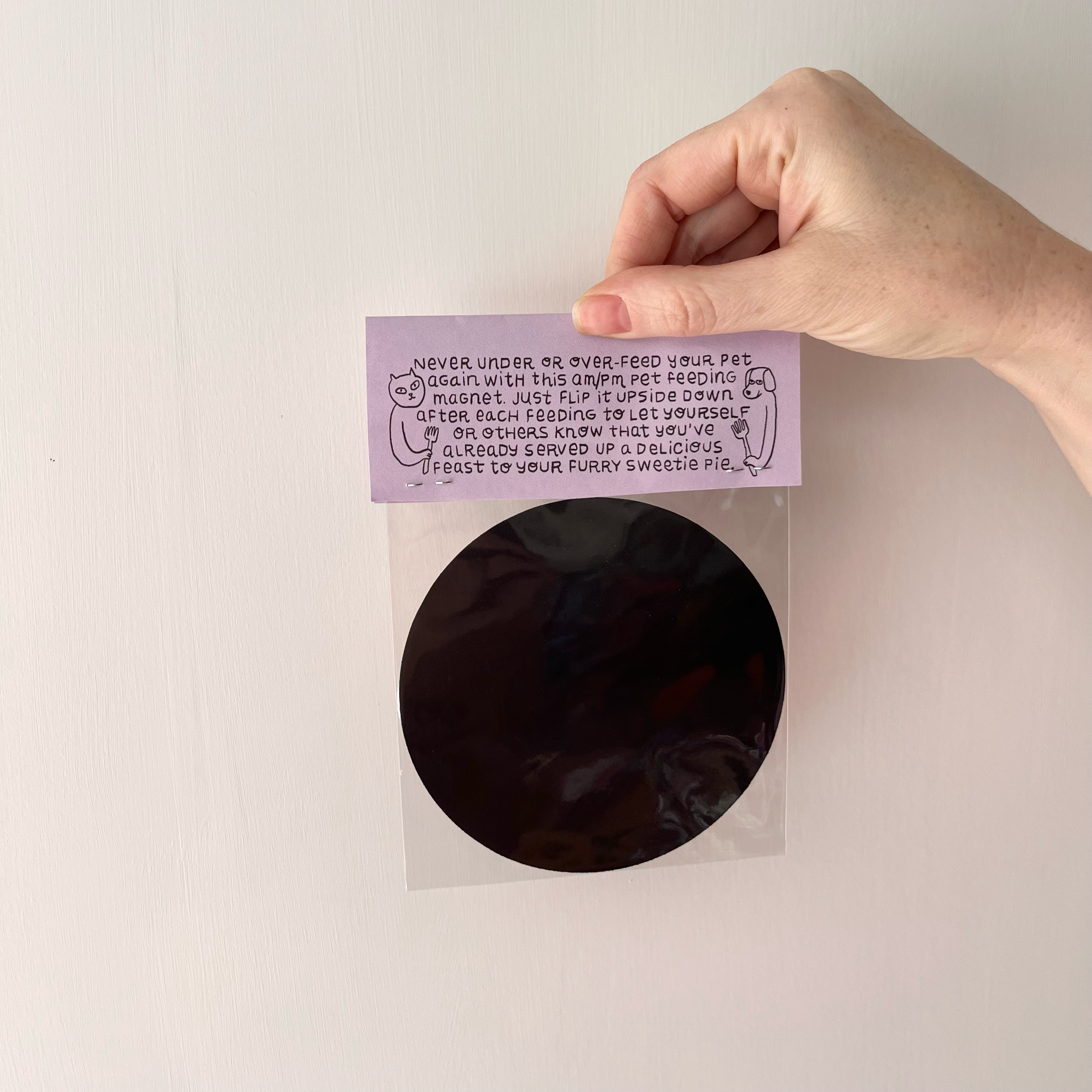 Ramona Muse Lambert - Wholesale Magnet - Pet Feeding AM/PM Magnet2