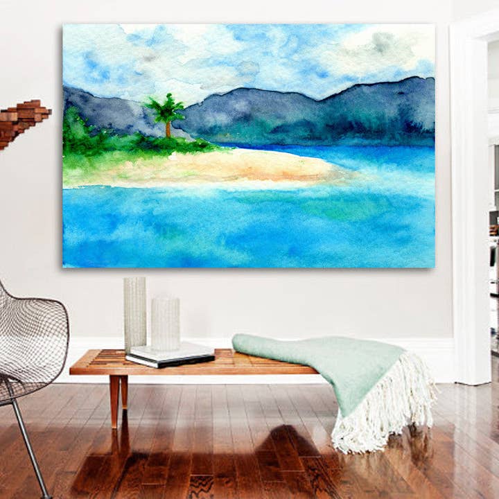 Sandy Cove - Stampa artistica per la vendita all'ingrosso da parte di Brazen Design Studio